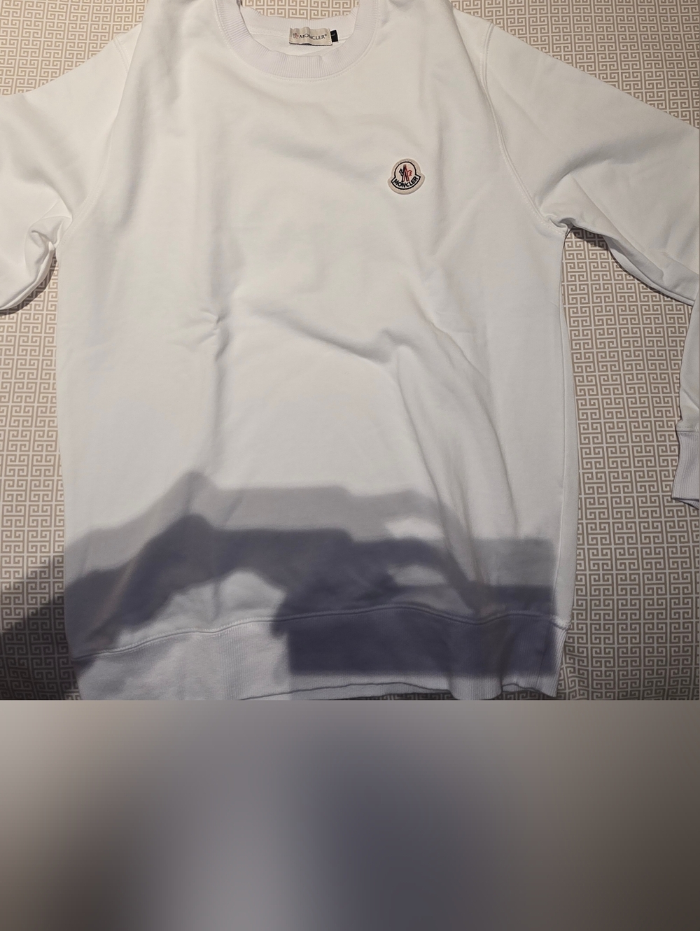 Moncler White Women's Crewneck Sweater